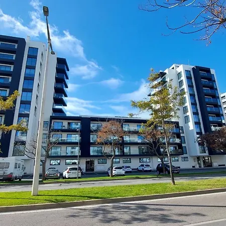 Apartamento Meerblick Quarteira Esterno foto